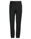 Manuel Ritz Man Pants Black Size 34 Polyester, Wool, Elastane In Black