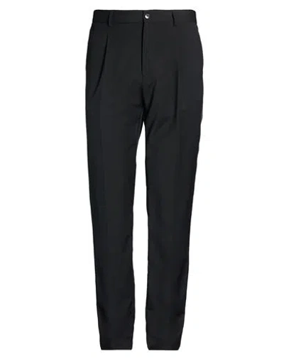 Manuel Ritz Man Pants Black Size 34 Polyester, Wool, Elastane