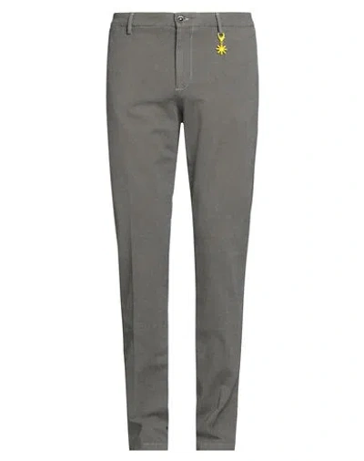 Manuel Ritz Man Pants Black Size 36 Cotton, Elastane