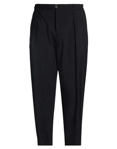 Manuel Ritz Man Pants Black Size 36 Wool, Elastane