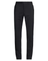 Manuel Ritz Man Pants Black Size 36 Wool, Elastane In Black