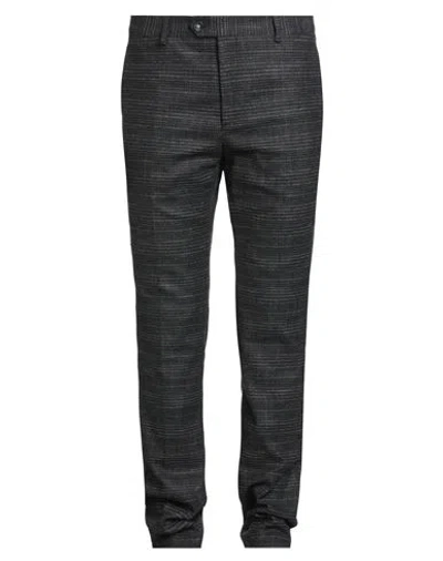 Manuel Ritz Man Pants Black Size 36 Wool, Polyester, Cotton, Textile Fibers, Elastane