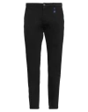 Manuel Ritz Man Pants Black Size 38 Cotton, Elastane
