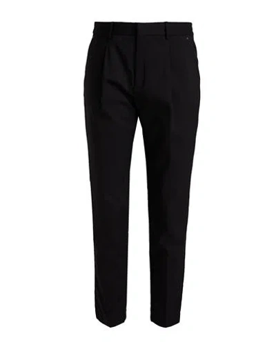 Manuel Ritz Man Pants Black Size 32 Cotton, Polyamide, Elastane In Black