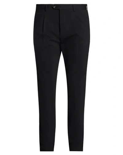 Manuel Ritz Man Pants Black Size 38 Cotton, Polyamide, Elastane
