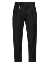 Manuel Ritz Man Pants Black Size 38 Virgin Wool, Elastane