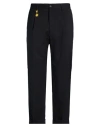 Manuel Ritz Man Pants Black Size 38 Virgin Wool, Elastane In Black