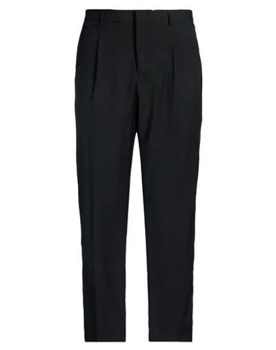 Manuel Ritz Man Pants Black Size 40 Polyester, Wool, Elastane