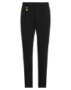 Manuel Ritz Man Pants Black Size 38 Viscose, Polyamide, Elastane