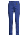 Manuel Ritz Man Pants Blue Size 30 Cotton, Elastane