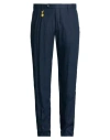 Manuel Ritz Man Pants Blue Size 38 Cotton, Elastane
