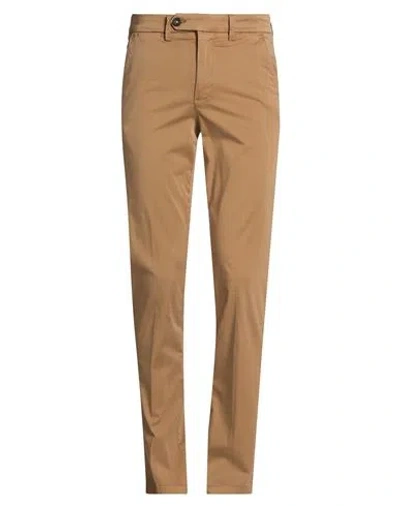 Manuel Ritz Man Pants Brown Size 30 Cotton, Elastane