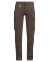 Manuel Ritz Man Pants Brown Size 34 Cotton, Elastane In Brown