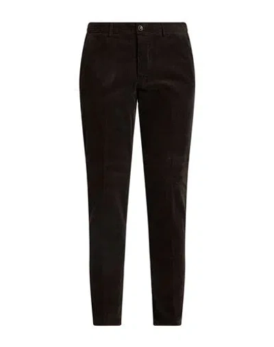 Manuel Ritz Man Pants Brown Size 34 Cotton, Lyocell, Elastane