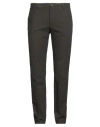 Manuel Ritz Man Pants Brown Size 38 Cotton, Elastane