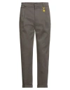 Manuel Ritz Man Pants Brown Size 38 Cotton, Polyester, Elastane