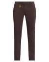 Manuel Ritz Man Pants Brown Size 28 Cotton, Elastane