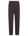 Manuel Ritz Man Pants Burgundy Size 34 Polyester, Viscose, Elastane In Red