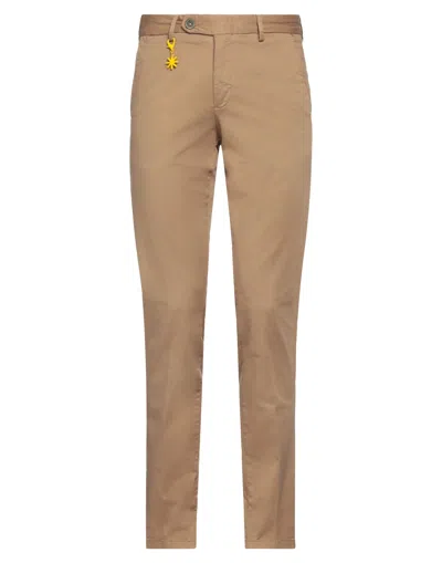 Manuel Ritz Tapered-leg Chinos In Beige