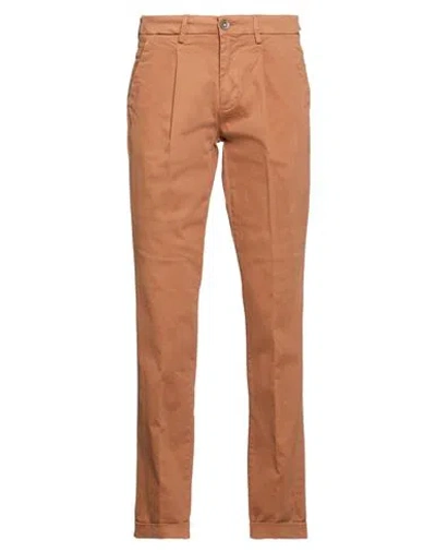 Manuel Ritz Man Pants Camel Size 30 Cotton, Elastane In Beige