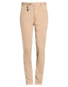 Manuel Ritz Man Pants Camel Size 30 Cotton, Polyamide, Elastane In Multi