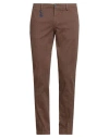 Manuel Ritz Man Pants Camel Size 36 Cotton, Elastane In Brown