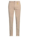 Manuel Ritz Man Pants Camel Size 38 Cotton, Elastane In Beige