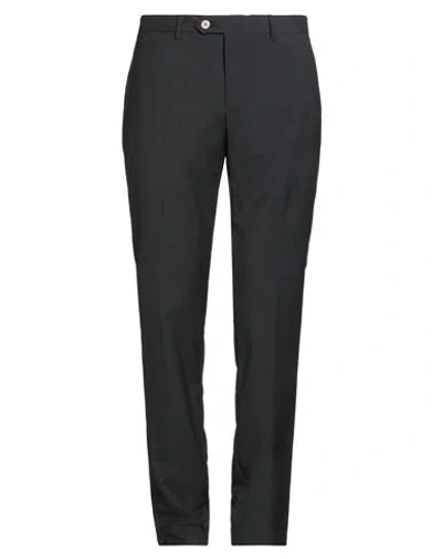 Manuel Ritz Man Pants Charcoal Size 36 Virgin Wool In Blue