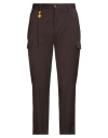 Manuel Ritz Man Pants Chocolate Brown Size 40 Wool, Elastane In Brown