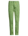 Manuel Ritz Man Pants Green Size 30 Cotton, Elastane