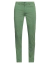 Manuel Ritz Man Pants Green Size 36 Cotton, Elastane
