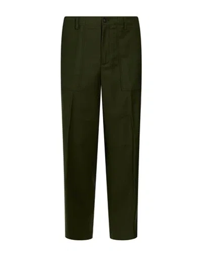 Manuel Ritz Man Pants Green Size 34 Virgin Wool, Elastane