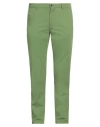 Manuel Ritz Man Pants Green Size 38 Cotton, Elastane