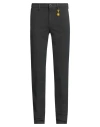 Manuel Ritz Man Pants Grey Size 28 Cotton, Elastane In Black