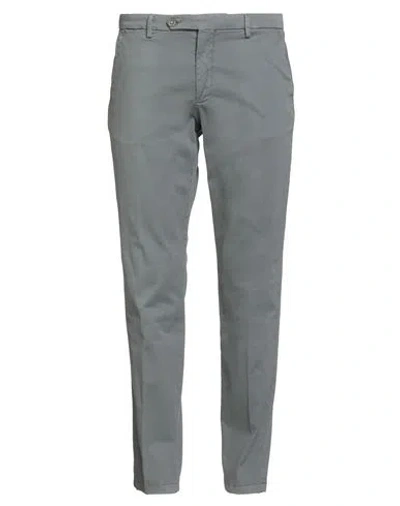 Manuel Ritz Man Pants Grey Size 30 Cotton, Elastane In Gray