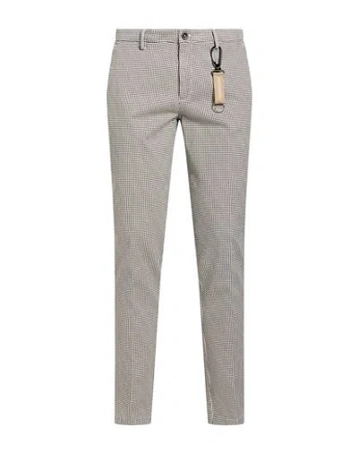Manuel Ritz Man Pants Grey Size 34 Cotton, Elastane In Gray
