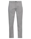 Manuel Ritz Man Pants Grey Size 34 Cotton, Elastane