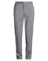 Manuel Ritz Man Pants Grey Size 36 Wool, Elastane