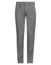 Manuel Ritz Man Pants Grey Size 38 Cotton, Elastane
