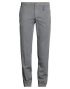 Manuel Ritz Man Pants Grey Size 40 Cotton, Elastane