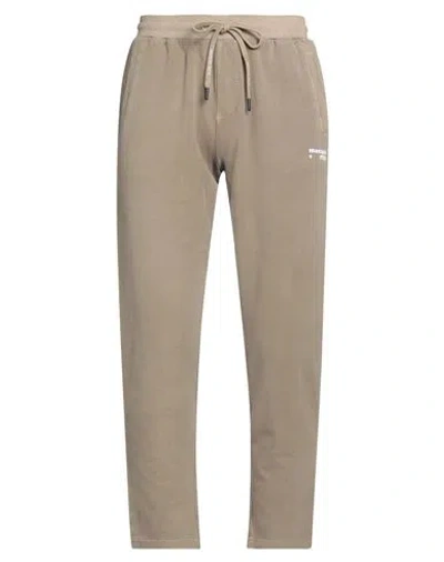 Manuel Ritz Man Pants Grey Size M Cotton, Elastane
