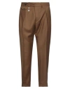 Manuel Ritz Man Pants Khaki Size 34 Virgin Wool, Elastane In Beige