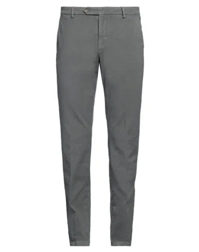 Manuel Ritz Man Pants Grey Size 38 Cotton, Elastane