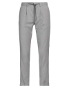 Manuel Ritz Man Pants Light Grey Size 28 Wool, Elastane