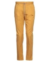 Manuel Ritz Man Pants Marigold Size 32 Cotton, Elastane In Yellow