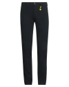 Manuel Ritz Man Pants Midnight Blue Size 28 Cotton, Elastane In Black