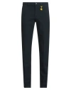 Manuel Ritz Man Pants Midnight Blue Size 28 Cotton, Elastane In Blue