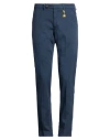 Manuel Ritz Man Pants Midnight Blue Size 30 Cotton, Elastane