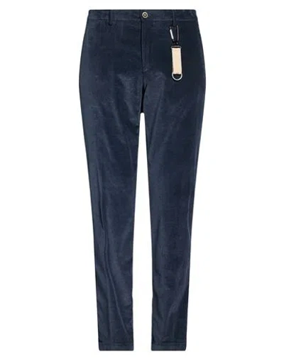Manuel Ritz Man Pants Midnight Blue Size 30 Cotton, Modal, Elastane