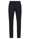 Manuel Ritz Man Pants Midnight Blue Size 34 Virgin Wool In Black